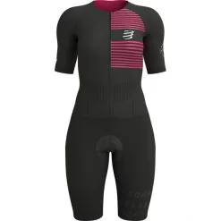 Wetsuits Sales Store 14 Compressport Aero SS Trisuit Women black/jazzy