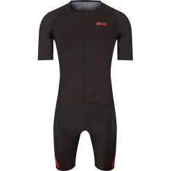Dhb Aeron Lab Short Sleeve Tri Suit Men black/red