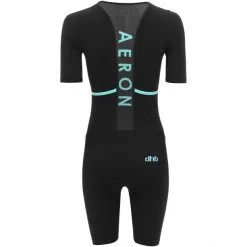 Dhb Aeron SS Tri Suit Women black/teal 10 Dhb Aeron SS Tri Suit Women black/teal -Wetsuits Sales Store dhb aeron ss tri suit women black teal 3