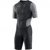 Skins TRI Brand SS Tri Suit Men black/carbon 1 Skins TRI Brand SS Tri Suit Men black/carbon -Wetsuits Sales Store skins tri brand ss tri suit men black carbon 1