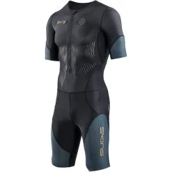 Skins TRI Elite SS Tri Suit Men black/carbon