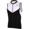 Zone3 Lava Long Distance Sleeveless Tri Top Men black/white/red