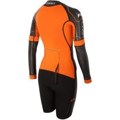 Wetsuits Sales Store -Wetsuits Sales Store zone3 versa swimrun wetsuit women black orange gun metal 2